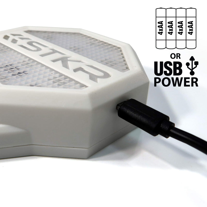 STKR Concepts 00-382 Adjustable Garage Parking Sensor Aid, White