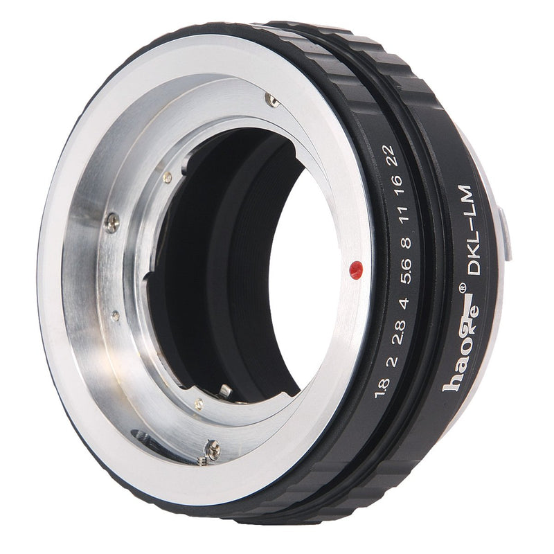 Haoge Lens Mount Adapter for Voigtlander Retina DKL Lens to Leica M LM Mount Camera Such as M240, M240P, M262, M3, M2, M1, M4, M5, M6, MP, M7, M8, M9, M9-P, M Monochrom, M-E, M, M-P, M10, M-A