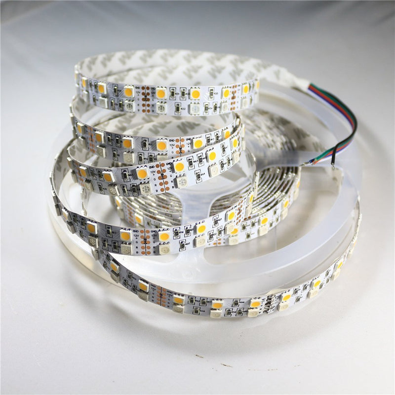 [AUSTRALIA] - Alarmpore (TM) 16.4FT Double Row 5050 RGBWW RGB Warm White LED Strip 5M 600Leds SMD Flexible Light 120Leds/M 12V DC Non-waterproof 