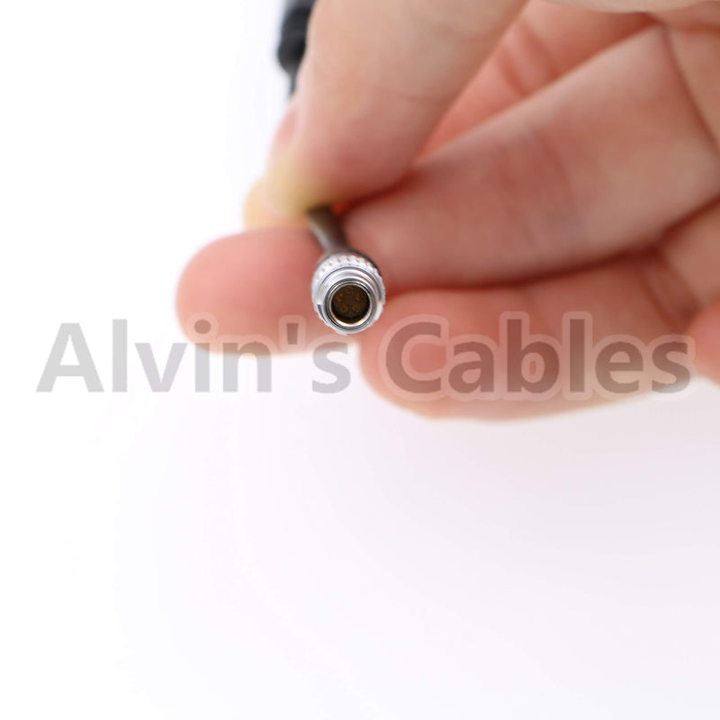 Alvin's Cables 5 Pin Male to Two XLR 3 Pin Female Audio Input Cable for Z CAM E2 Camera straight 5 pin
