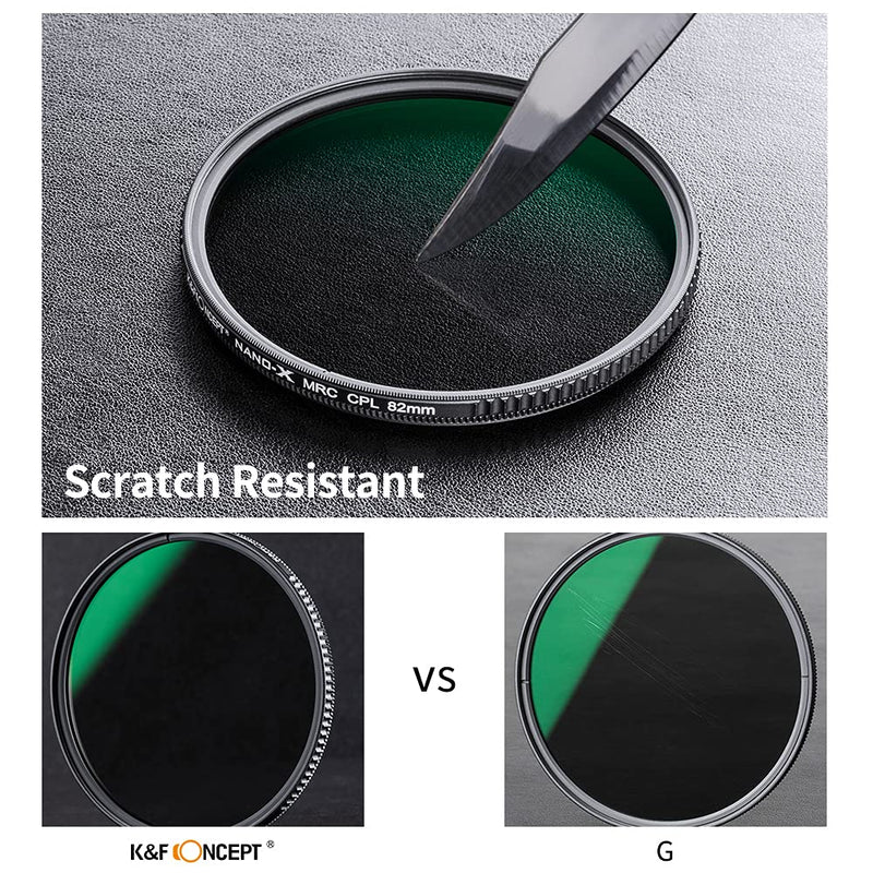 52mm Circular Polarizers Filter, K&F Concept 52MM Circular Polarizer Filter HD 28 Layer Super Slim Multi-Coated CPL Lens Filter