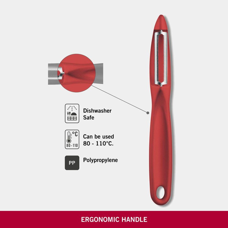 Victorinox VIC-7.6075.1 Specialty Knives & Tools Peelers Peeler Serrated Red,Multi