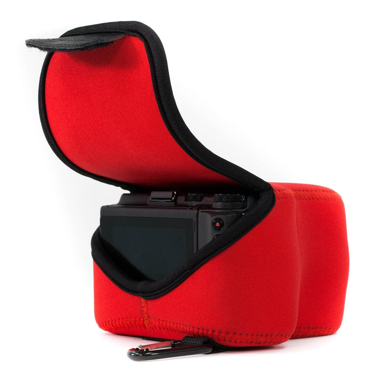 MegaGear Ultra Light Neoprene Camera Case Compatible with Canon PowerShot G3 X Red