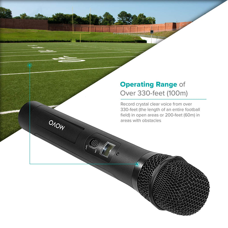 [AUSTRALIA] - Movo WTH8 48-Channel UHF Wireless Handheld Microphone with Integrated Transmitter for the WMIC80 Wireless System 