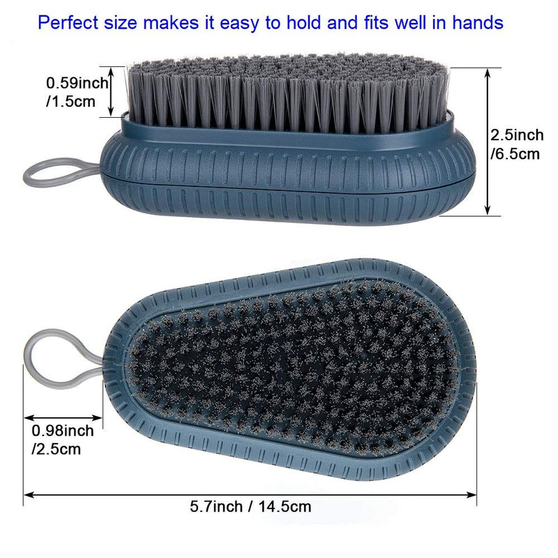 Scrub Brush, Laundry Cloth Shoe Cleaning Brush with Non-Slip Design, Quality Durable Soft Bristle Cleaning Brush for Bathtub, Tile, Sink, Curtain Tablecloth Cleaning Washing Brush