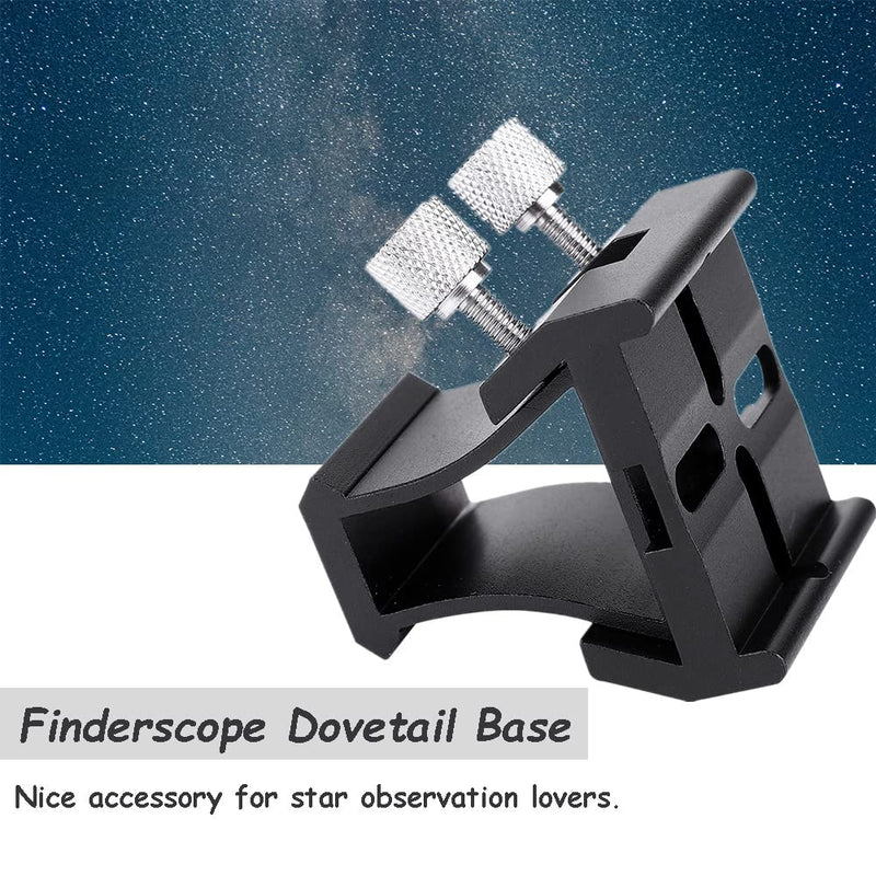 Telescope Finderscope Mount, Finder Scope Mounting Bracket Dovetail Slot Plate, Dovetail Base for Finder Scope