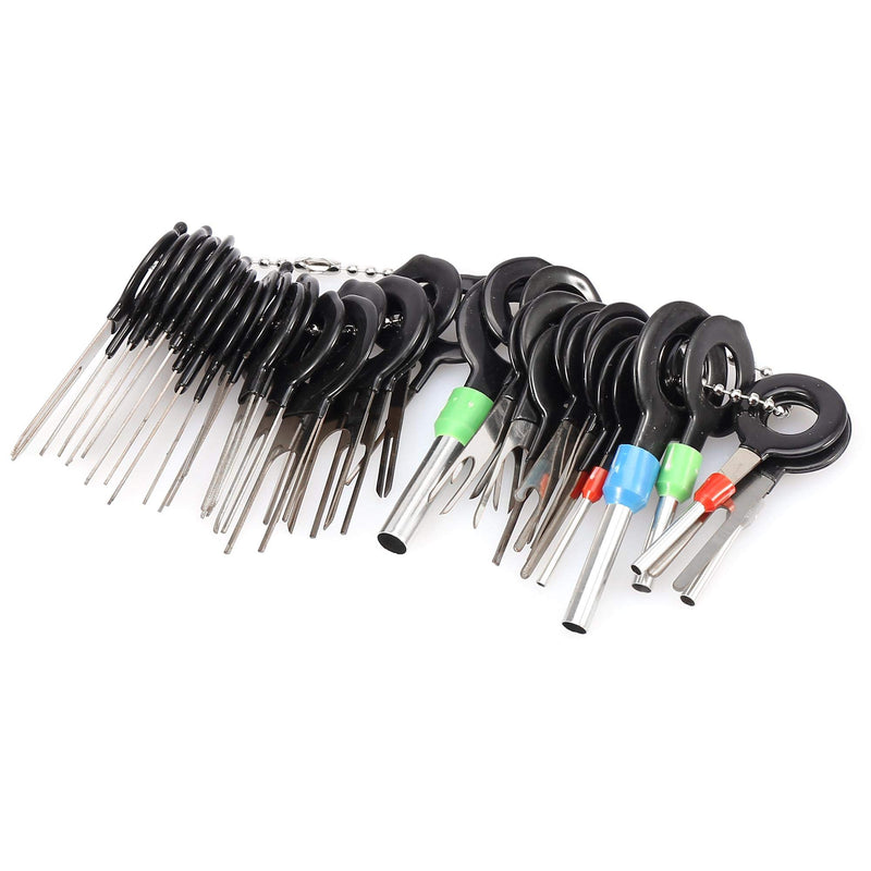 X AUTOHAUX 38pcs Car Terminal Removal Tool Auto Wire Connector Terminals Removal Repair Key Tools