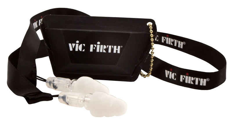 Vic Firth VICEARPLUG High-Fidelity Hearing Protection- Large Size (WHITE)