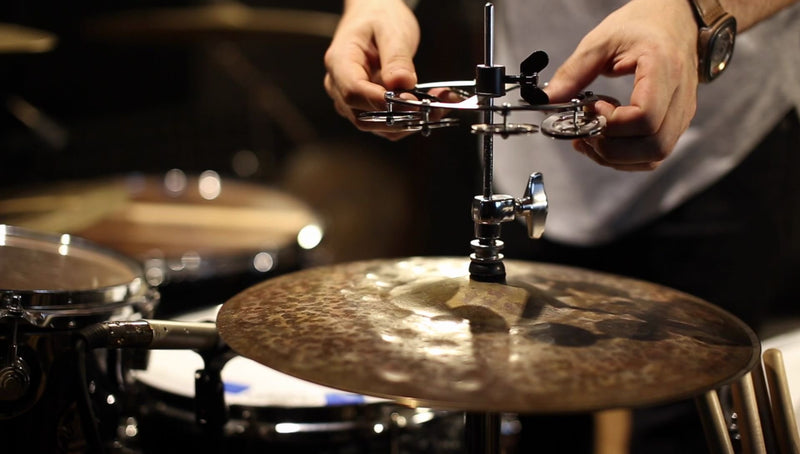 Meinl Cymbals HTHH1BK Mountable Hihat Tambourine with Steel Jingles (VIDEO)