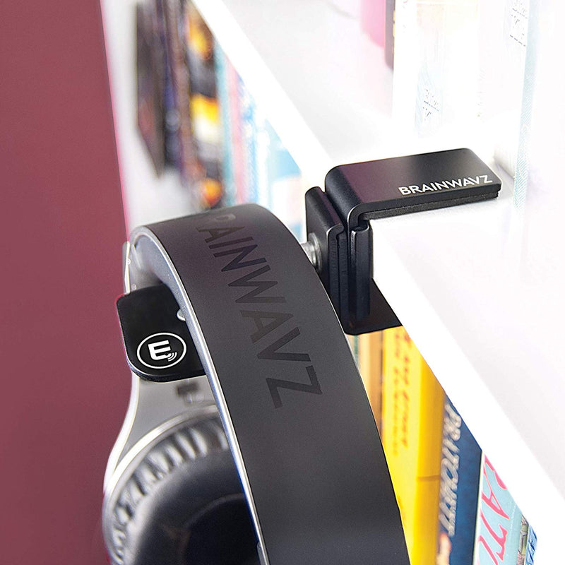 Brainwavz Hengja - The Desk Headphone Hanger Stand Mount, All Metal, Headset Holder