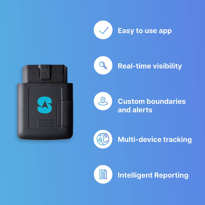 Spytec GPS OBD Vehicle Tracker for Fleet Management, Truck GPS, Commercial Drivers, and Real Time Route Management
