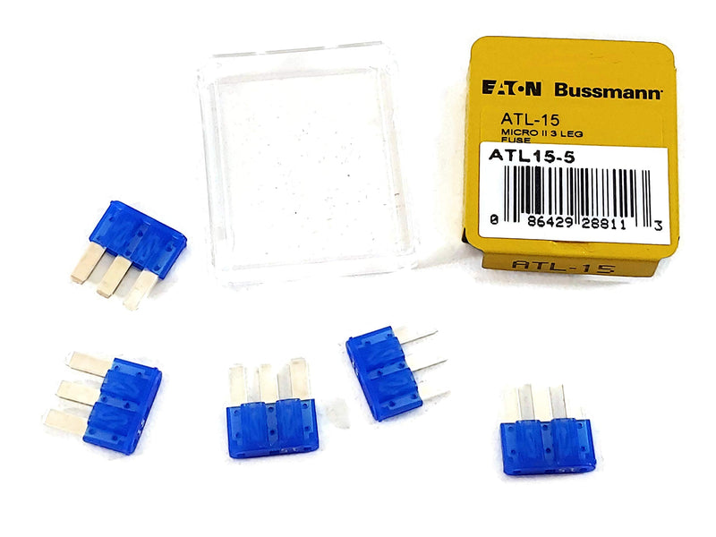 Metra ATL155 15 Amp ATL 3 Prong Fuse 5 Pack