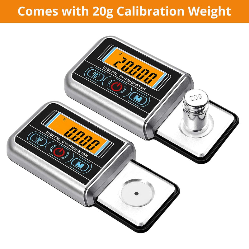 Neoteck 0.005g/100g Professional Turntable Stylus Force Gauge Scale with Backlight LCD for Tonearm Phono Cartridge, Nonmagnetic and High Precision