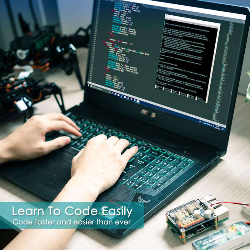 Adeept Ultimate Starter Kit for Raspberry Pi 4 3 2 Model B B+ Python C Code, LEDs, Sensors, ADXL345 GPIO Cable DC Motor Learn Electronics and Programming for Beginners Ultimate Starter Kit for RPi