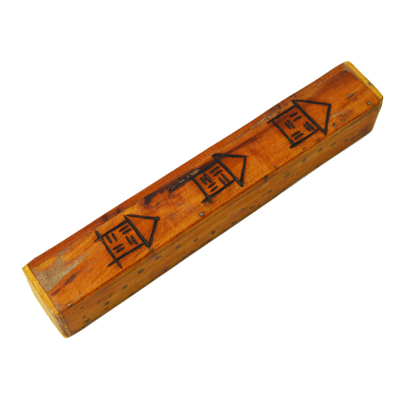 A-Star Handmade Wooden Rain Stick Wood Block - 25cm