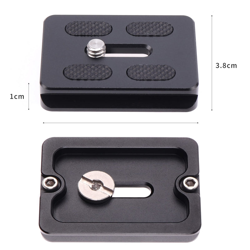 [AUSTRALIA] - Fotga PU50 Aluminum Quick Release Plate with 1/4" Screw Mount for Camera Tripod Ball Head,Compatible with Benro Arca Swiss Style PU50 (50mm) 