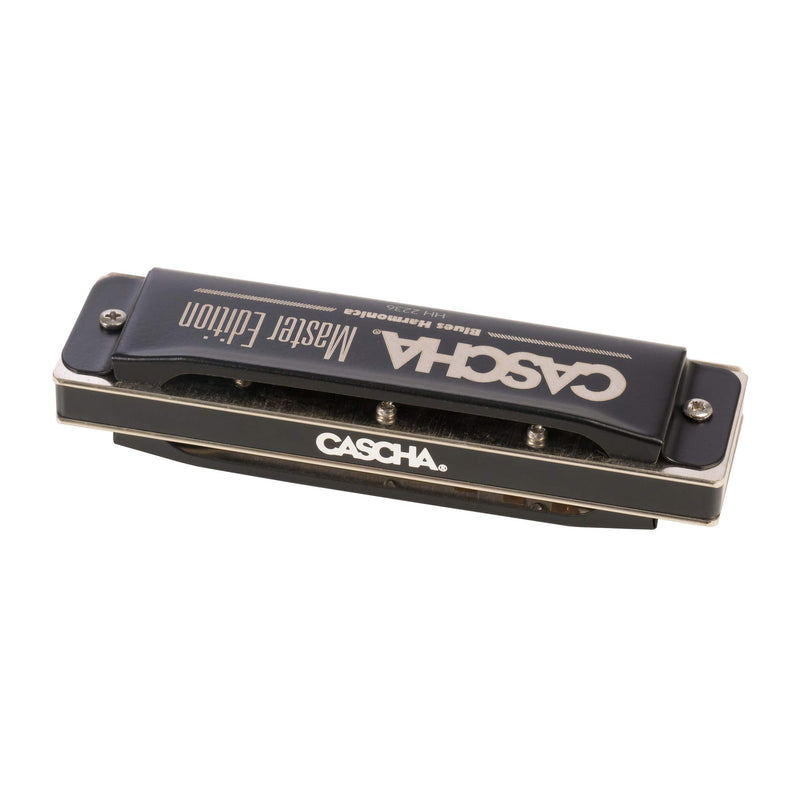 CASCHA Master Edition Blues Harmonica, high-quality harmonica in Bb-major with soft case and care cloth, blues organ