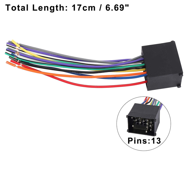 [AUSTRALIA] - X AUTOHAUX 70-8590 Car Stereo CD Player Wiring Harness Wire Radio Adapter for BMW 3 Series 1992-1998 