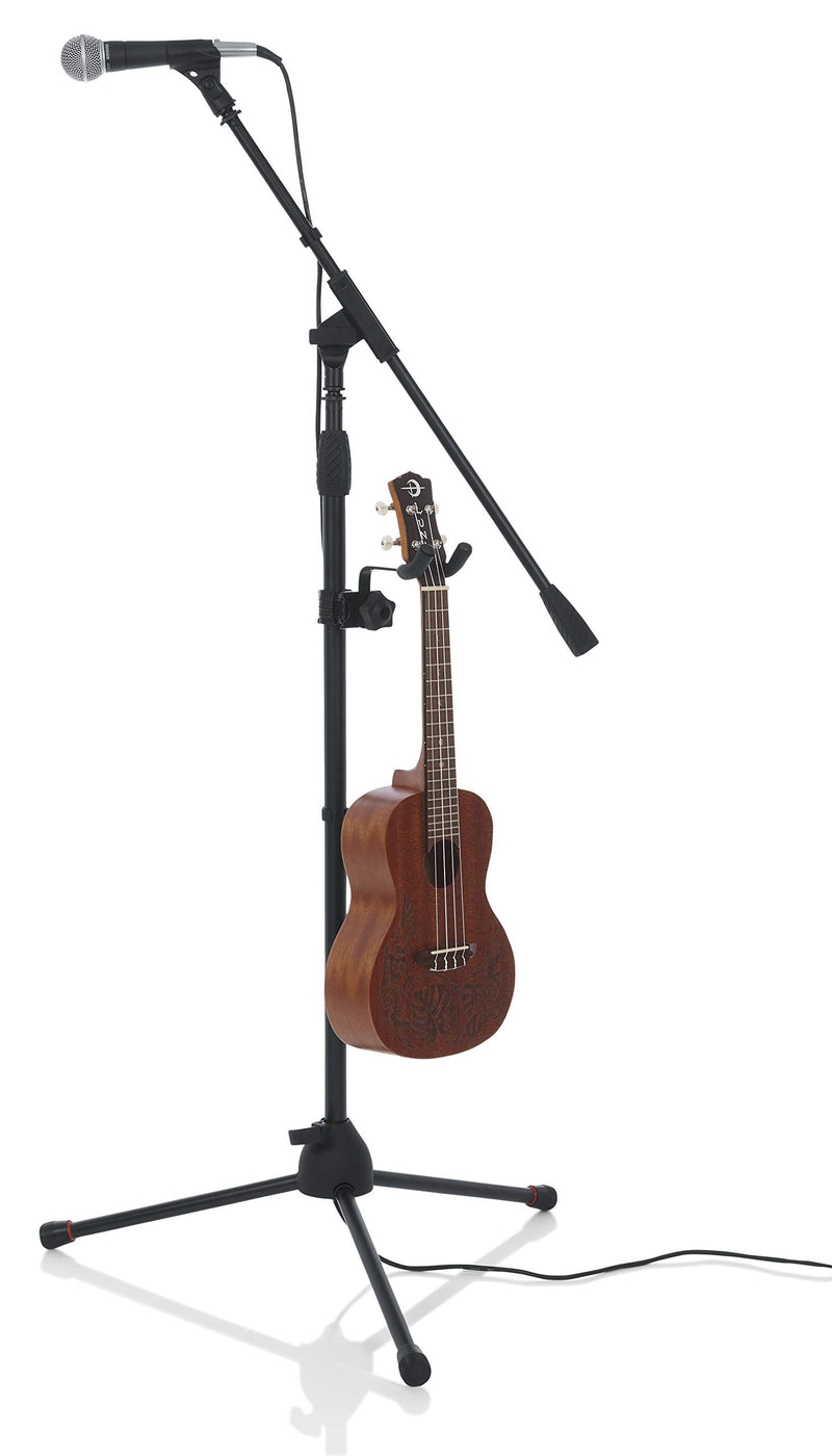 Gator Frameworks Ukulele/Mandolin Hanger Attachment for Microphone Stands (GFW-MICUKE-HNGR) Mic/Uke Hanger