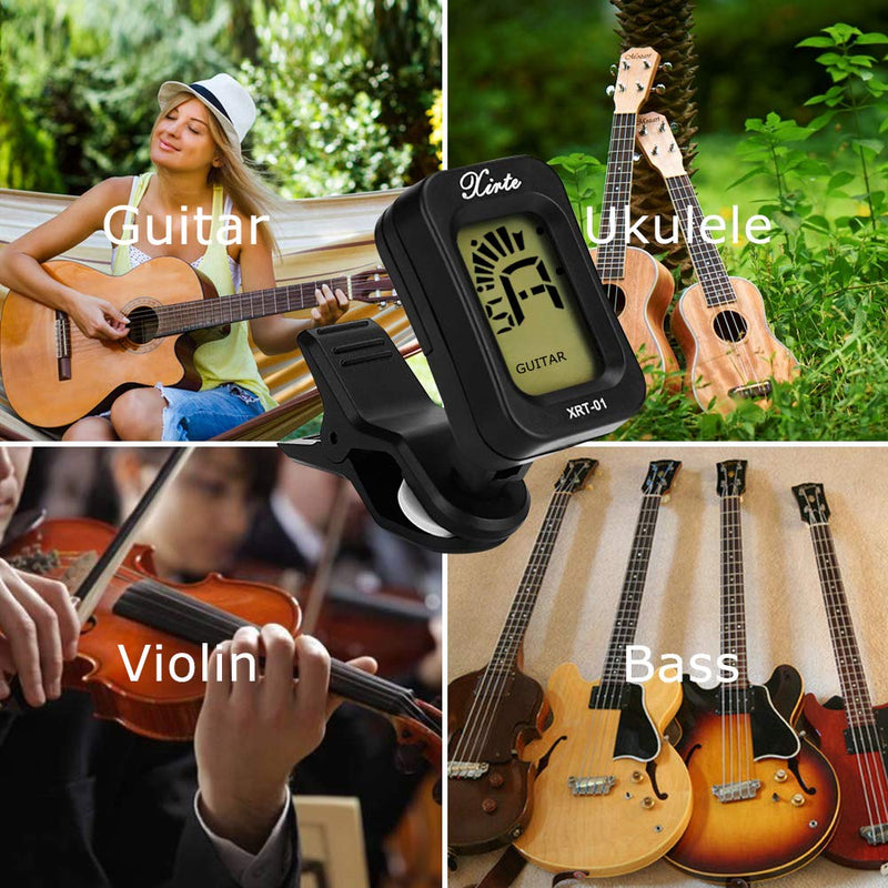 LOMEVE Guitar Accessories Kit Include Acoustic Guitar Strings, Tuner, Capo, 3-in-1 Restring Tool, Picks, Pick Holder, Bridge Pins, Nuts & Saddles, Finger Protector, Finger Picks, Chord Chart (58PCS) 58pcs