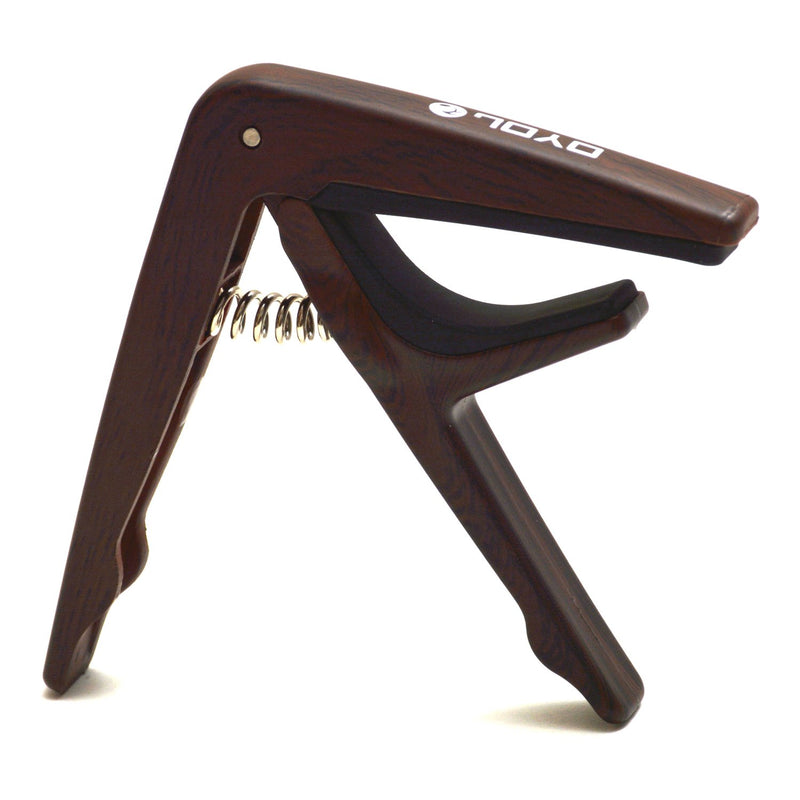 Elagon JLM Wood Effect Guitar Capo. Made of Light Weight Strong Synthetic Material. Quick-Release Trigger Action Capo for all Electric and Acoustic Guitars, etc. Durable Quality Capo + 1 Free Pick.