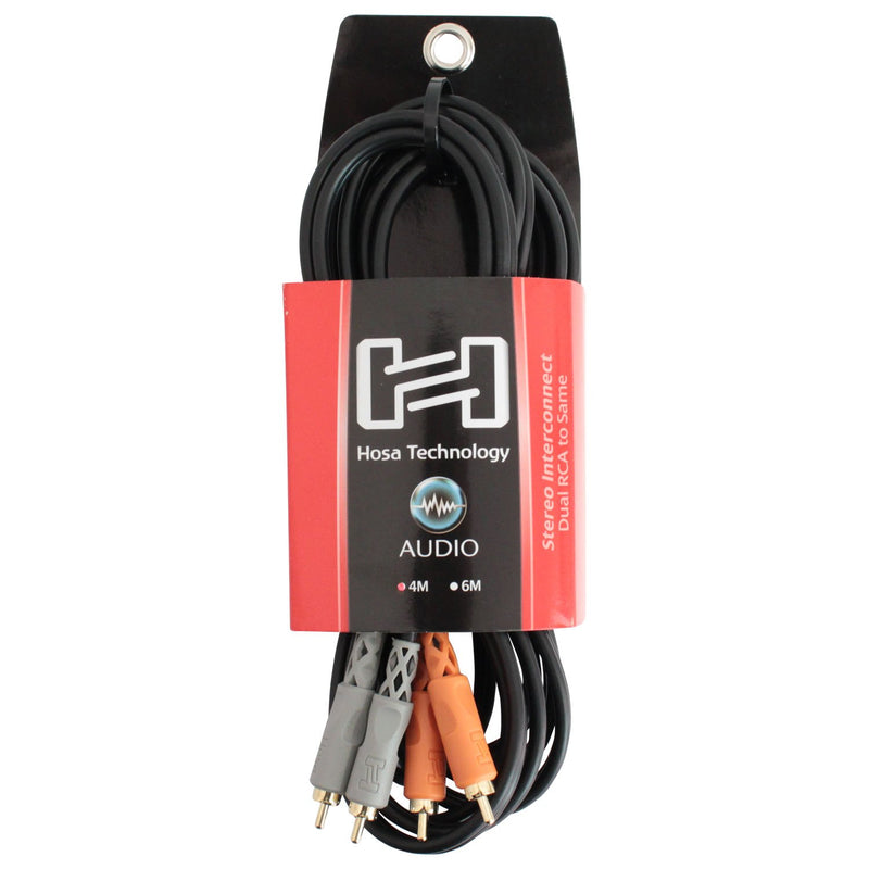 Hosa Stereo Interconnect Dual Rca to Same 4 M