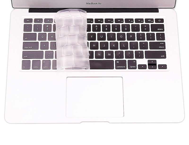 COOSKIN Ultra Thin Keyboard Cover Protector for MacBook Pro 13 15 inch & Air 13 inch Apple Keyboard Skin Clear Soft Protect