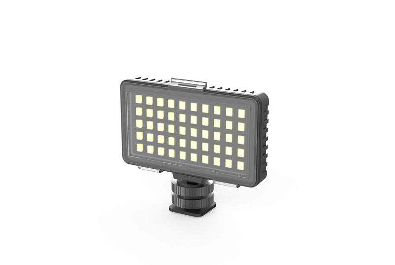 DigiPower #GoViral - InstaFame - Super Compact 50 LED Video Light (3.5W) | Features 350 Lumens, 3-Level Adjustable Brightness | Includes Phone & Camera Adapter, 3 Color Diffusers & Micro USB Cable