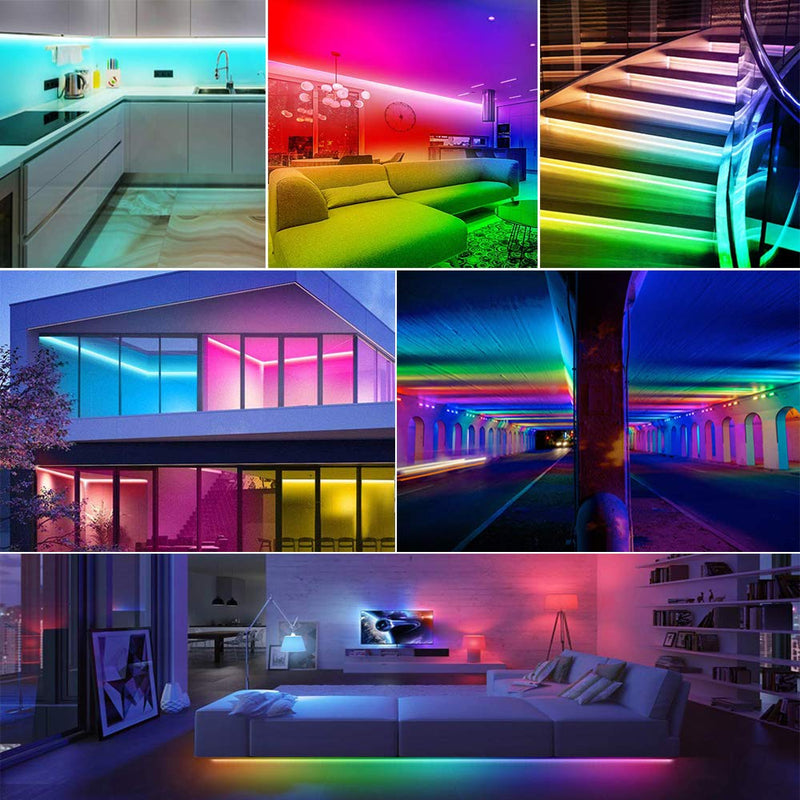 [AUSTRALIA] - Dream Color LED Strip Lights, Starlotus Waterproof 32.8feet/10M LED Chasing Light with APP, Smart Phone Controlled Led Light Strip SMD5050 300Leds Rainbow Color Changing Rope Lights for Home,Party Dream Color 