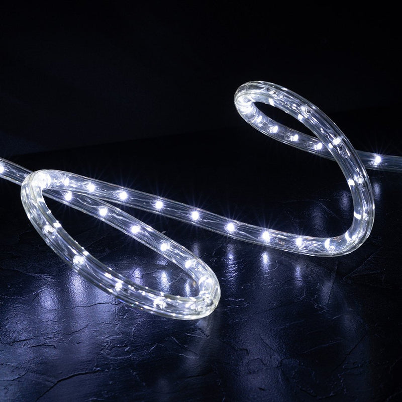 [AUSTRALIA] - West Ivory LED Rope Lights - 10 ft, White - Water Resistant Tube Light with 8 Flickering/Fading Modes - Connectable - Suitable for Indoor & Outdoor Use - Built-in Safety Fuse | UL Certified 10 feet 