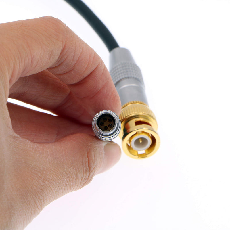 Uonecn Time Code TC Cable BNC Male to 0B 5 Pin Plug Cable for ARRI Alexa Sound Devices