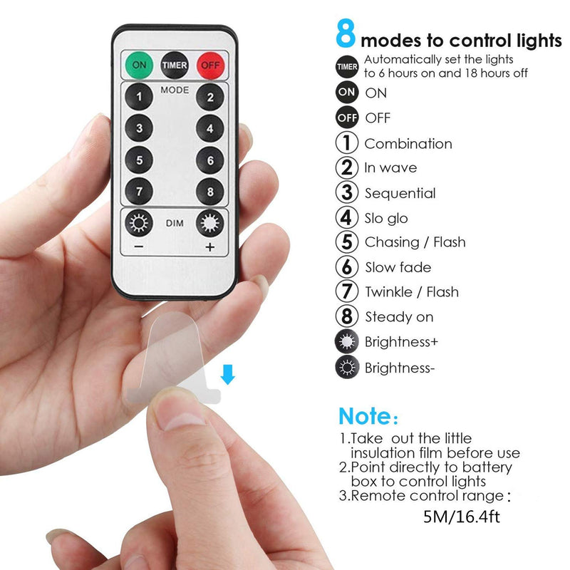 [AUSTRALIA] - Battery Operated Led Strip Lights with Remote Controller,3M/9.8ft SMD Waterproof Flexible Strip Lighting for Indoor Outdoor, tv,Desk Table,Dining Bed Room,Boat,Kitchen,Christmas (White) White 