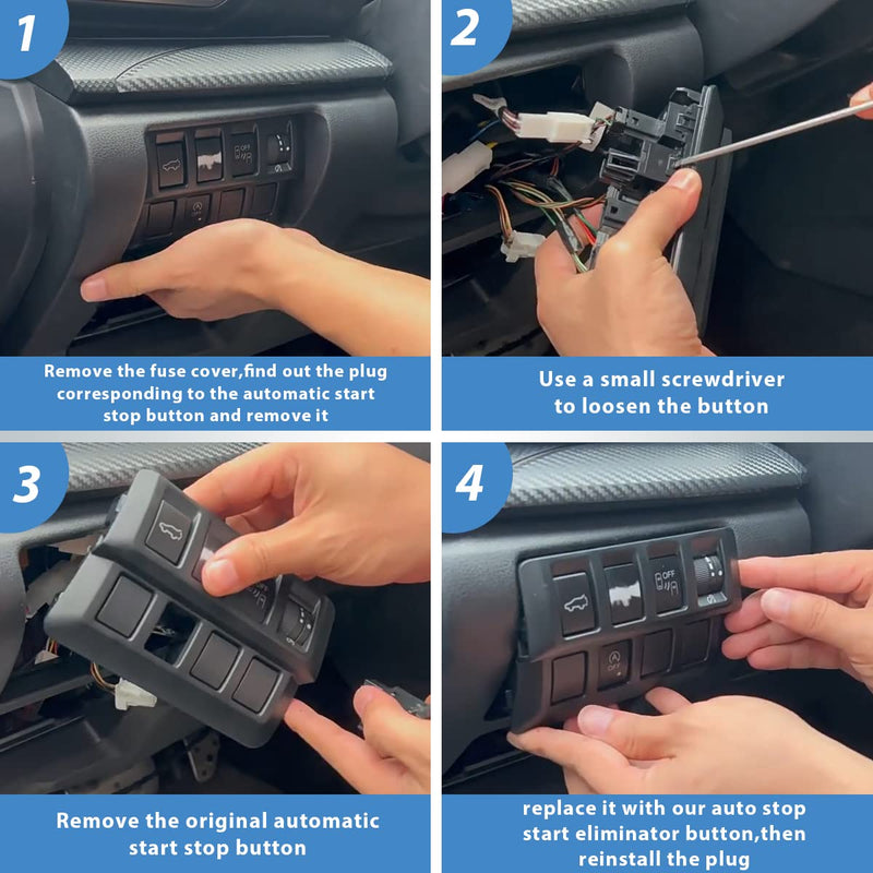 Auto Start Stop Eliminator for Subaru Forester Legacy Outback,Little Auto Start Stop a-Off Controller/Canceller/Disable/Delete for 2019-2023 Forester,2017-2020 Legacy,2015-2020 Outback