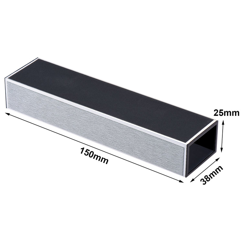 Canomo Guitar Fret Sanding Leveler Beam Leveling Bar Bass Luthier Tool with Stainless Steel Fretboard Guard Protector