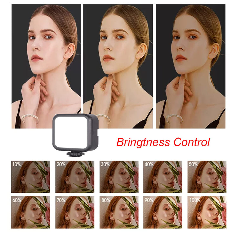 62LEDS Rechargeable Selfie Light, 7 Brightness Levels Phone Ring Light Mini Portable Clip on Fill Lights for iPhone, Cell Phone, Laptop, TikTok, Selfie, Video Conference, Camera.