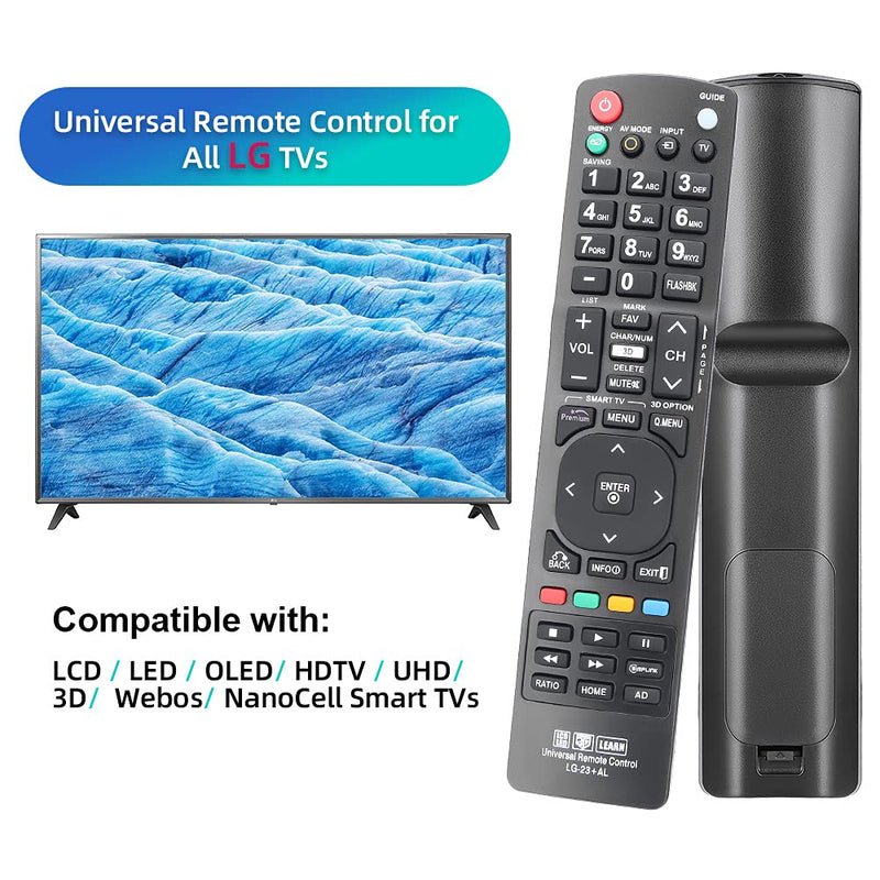 Gvirtue Universal Replacement Remote Control for Almost All Brand TV LCD LED HD, Smart TV AKB72914207 AKB72914003 AKB72914240 AKB72915239 AGF76692608 AKB72915206 AKB72915238(-23+AL)