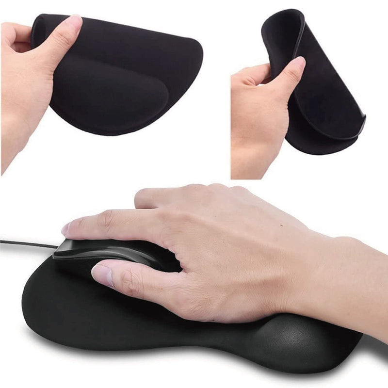 VIPAMZ Ergonomic Mousepad with Wrist Support - Protect Your Wrists and De-Clutter Your Desk - Premium Mouse Pad with Wrist Rest - Latest Custom Non-Slip Design