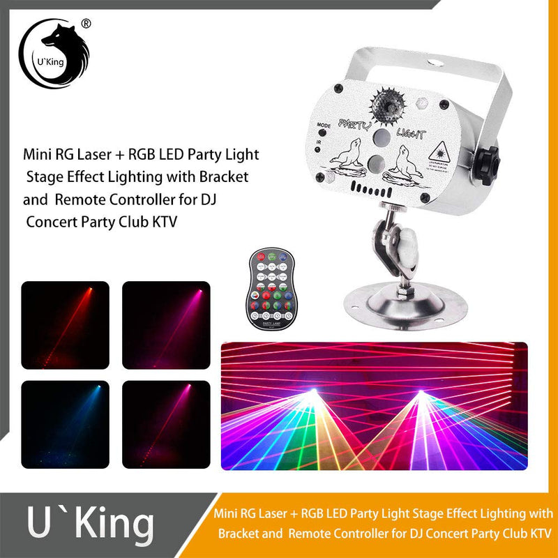 Stage Lights,DJ lights,Party Lights,3-1 RGB Lamp Beads with Holder and Remote Controller Sound Mode for Birthday Wedding DJ KTV Concert Party