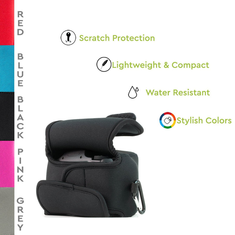 [AUSTRALIA] - MegaGear Ultra Light Neoprene Camera Case Compatible with Canon PowerShot SX420 is, SX540 HS, SX410 is, SX530 HS Black 