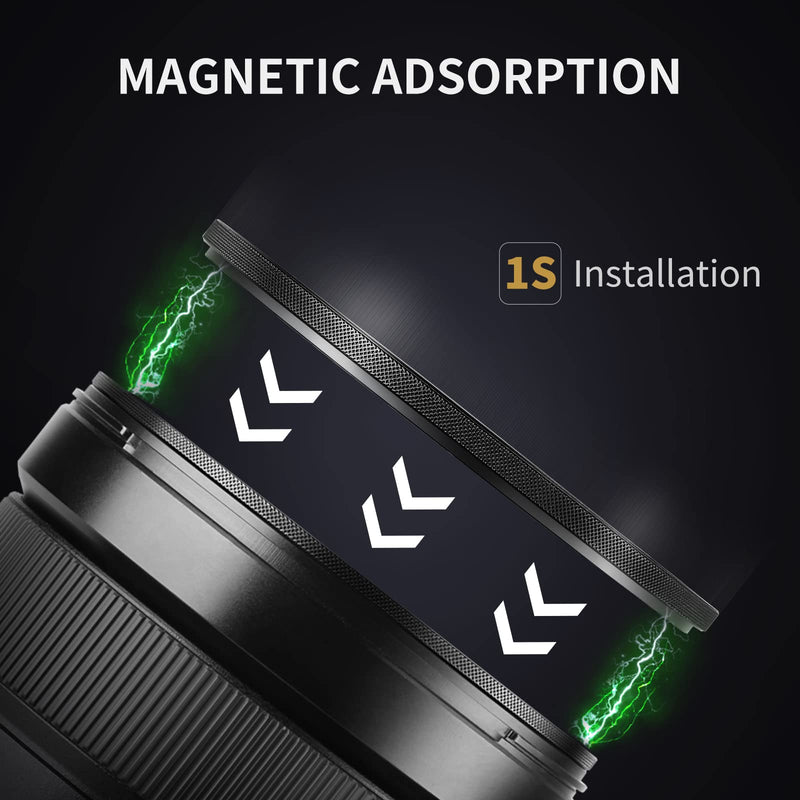 K&F Concept 52mm Magnetic Quick Swap System ND64 Lens Filter (6-Stop Fixed Neutral Density Filter) Hydrophobic with 28 Multi-Layer Coatings for Camera Lens