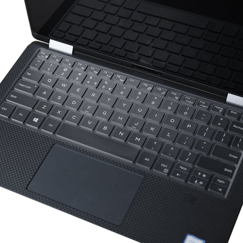 Ultra Thin Clear Keyboard Cover for 2019 Released Dell XPS 13 9380, Dell XPS 9370 and 9365 13-Inch 2 in 1 Ultrabook Computer(2018/2017),XPS 13.3 Standard Version 7390(Not for 13.4 2-in-1 Version 7390)