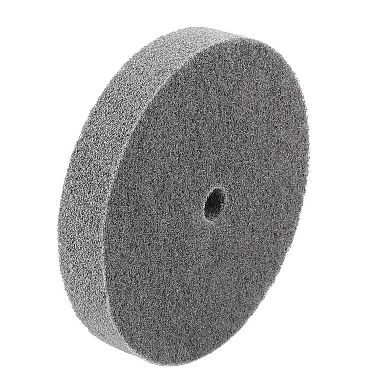 Uxcell a15051300ux0782 150mm Dia 25mm Thick 180 Grit Nylon Fiber Wheel Polishing Buffing Disc