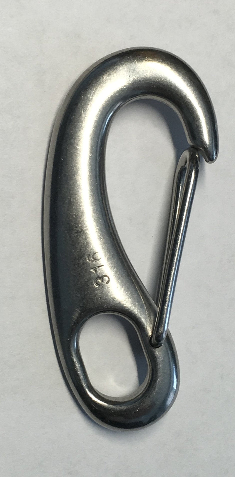 2 Pieces Stainless Steel 316 Spring Snap Lobster Claw 4" Marine Grade