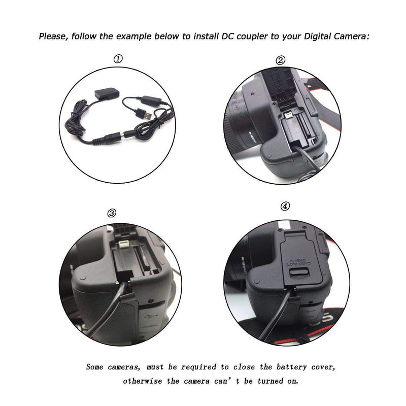 Mobile Power 5V USB Cable DC8.4V + NP-W126 CP-W126 Dummy Battery + 3A Power Adapter Kit for Fujifilm X-PRO1 X-E1 X-E2 X-T1 T10 X-T2 X-A1 HS33 HS50 EXR