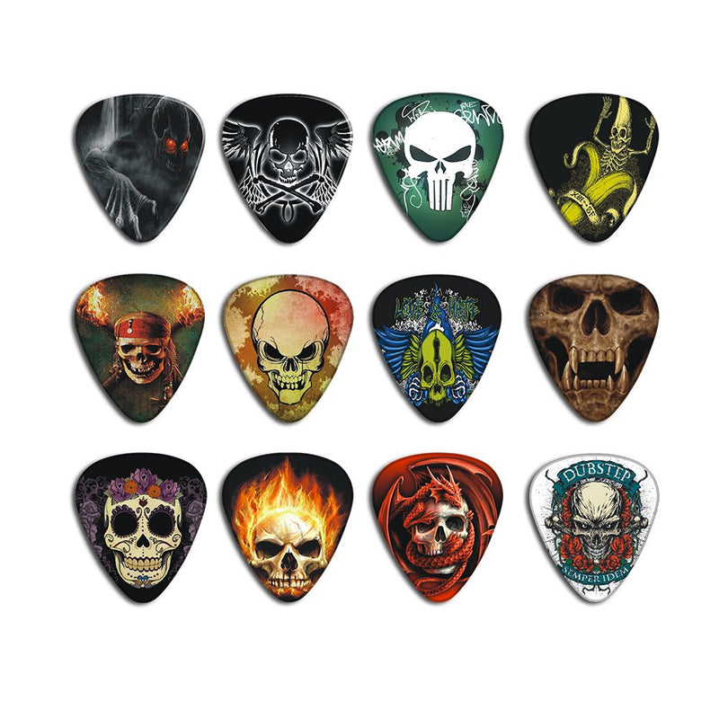 SOACH guitar picks musical instruments thickness 0.46mm plectrum two sides colors 10-pack