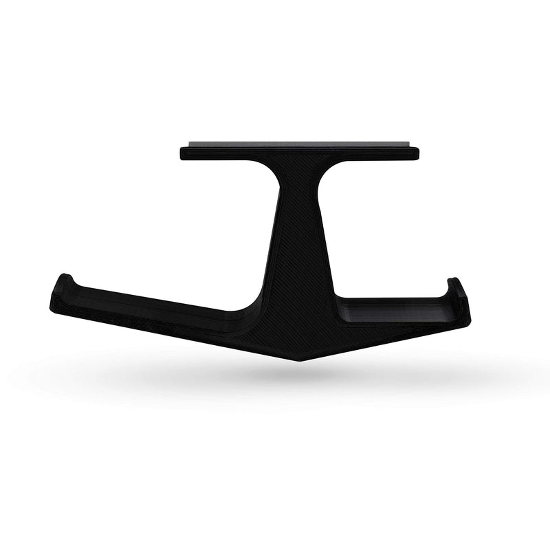 The Gorgon - Under Desk Gamepad Controller & Headphone Hanger, for Xbox, PS4, PS5, Dualshock, Series One, Steelseries, PC & Most Gaming Headsets, Screwless Holder Stand, Black by Brainwavz