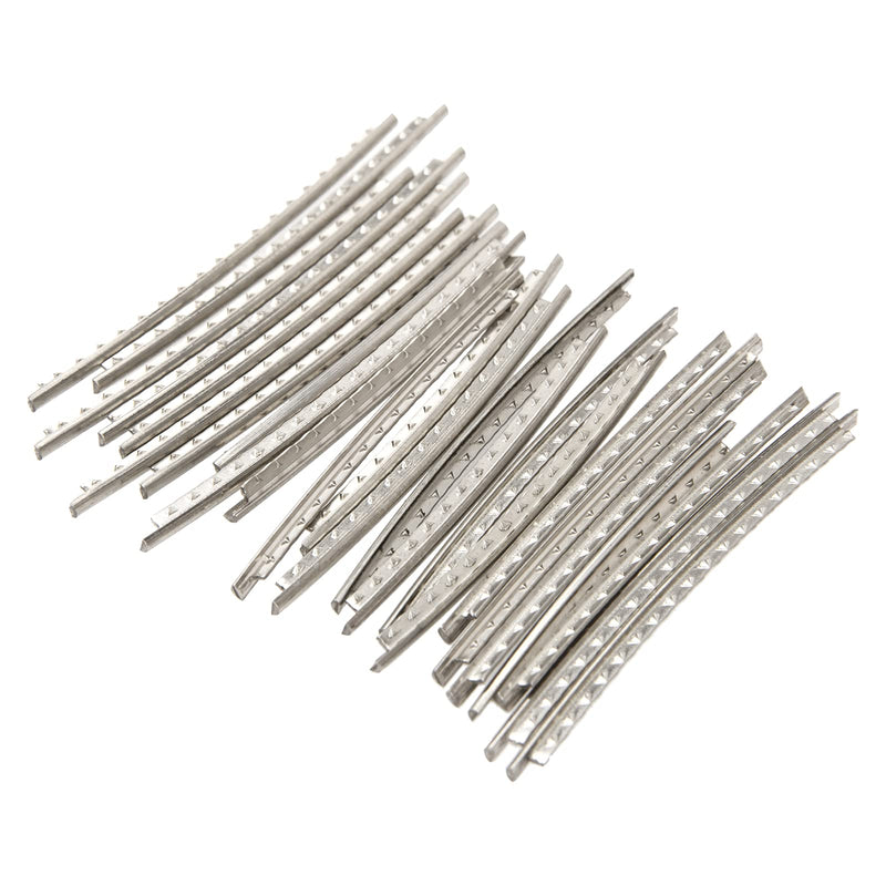 24Pcs Yootones 2.2 mm/0.087" Guitar Fret Wire Copper Fret Wire Compatible with Classical Vintage Guitar Fingerboard Fret Wire