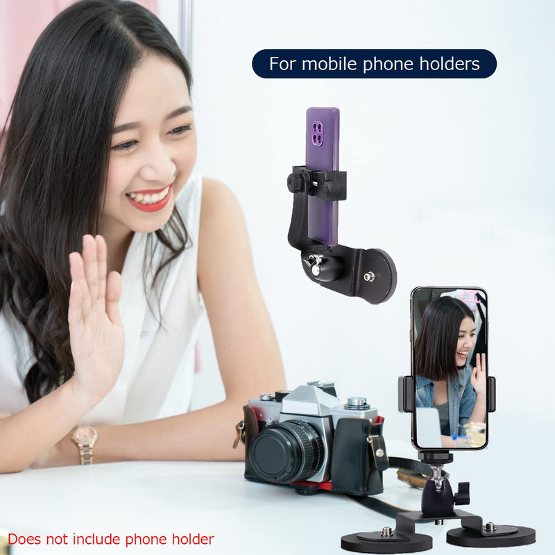 Magnetic Action Camera Mount for Gopro, usmallbee Action Camera Accessory Car External Fixed Suction Cup Bracket, Compatible with GoPro Hero9/Hero8/Hero7, GoPro Max, GoPro, APEMAN, Campark(66mm Base)