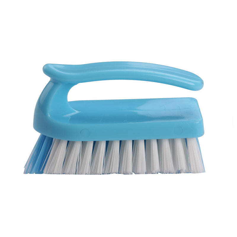 INCHOO Plastic Handle Soft Bristle Comfort Grip Scrub Cleaning Brush Scrubbing Brush, White