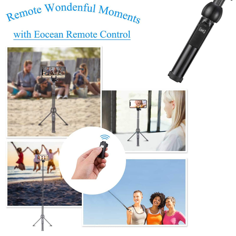 Eocean Wireless Remote Control Shutter for Tripod, Compatible with iPhone Tripod, Video Tripod, Cellphone and Universal Tripod